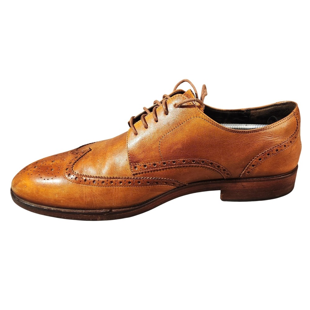 Cole Haan Shoes Mens Size 13 Brown Grand OS‎ Wingtip Oxford Leather Brogue
